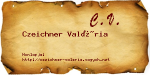 Czeichner Valéria névjegykártya